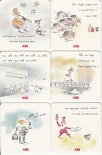 Bierdeckel Sammlung ABB aus