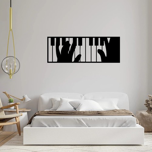 Pianist zuhause klavier - zuhause,