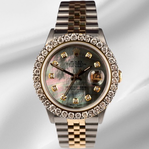 Rolex herren datejust 36mm 18k - rolex,