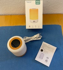 Taipow Nachttischlampe mit 4 x USB Ladeanschluss, LED Tischlampe Touch Dimmbar