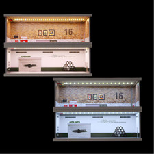 Diorama garage modell - garage, led