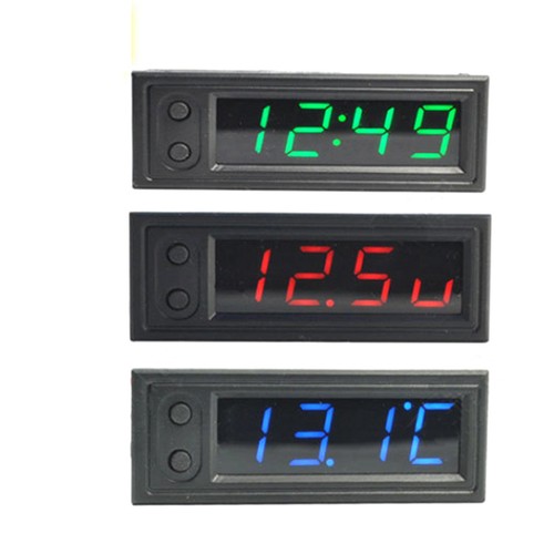 Auto digitaluhr - 3-in-1,