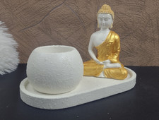 Buddha Figur, Tablett mit