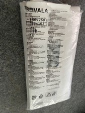 IKEA DVALA Bettlaken WEISS