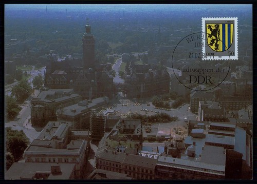 Ddr 1984 wappen leipzig - mk,