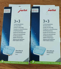 2x Jura Entkalkungstabletten 3x3 Tabletten 2 in 1 Entkalker Tabs Kaffeemaschine