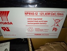 6x Yuasa NPW45-12 AGM Batterie 12V 12Ah | gebraucht, geprüft | USV Akku | VRLA B