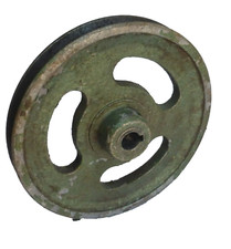 alte Rolle Scheibe Aluminium