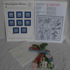 Stickbild Philodendron Blumen