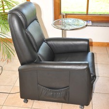 Original Himolla Fernsehsessel, elektrisch, Relaxfunktion, Aufstehhilfe, Leder