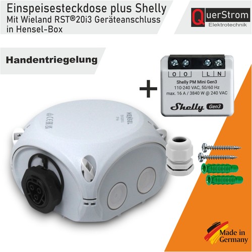 Einspeisesteckdose mit shelly - einspeisesteckdose,