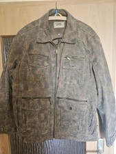 Herren Wildlederjacke Camel