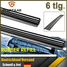 6X Scheibenwischer Gummi für
