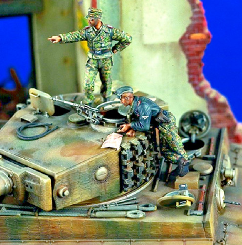 Resinfig panzer crew - 1/35:,