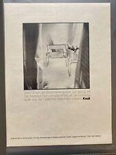 Knoll Wassily Chair Marcel Breuer Nob+Non Utsumi 1981 Vintage Ad Werbung Reklame