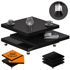 B-Ware Couchtisch New York 72x72cm schwarz hochglanz