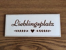 Lieblingsplatz Schild