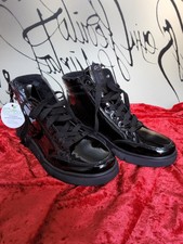 "ARA" HALBSCHUHE 39/40 LACKLEDER FLACH HIGH SOFT WECHSELFUßBETT NEU❗️❗️