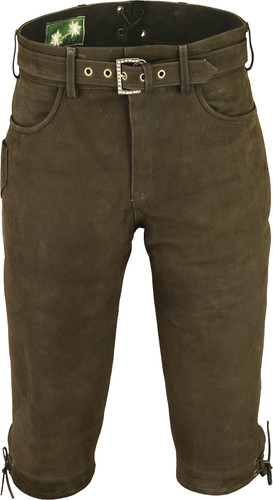 Leder kniebundhose jäger - ,