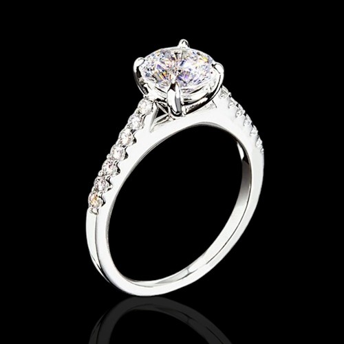 Damen diamant ring 14k - damen,