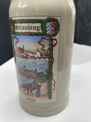 Bierkrug brauerei straubing - bierkrug,