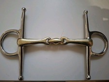 Schenkeltrense Schenkelgebiss Knebeltrense Doppelt Gebrochen 12,5cm 13cm