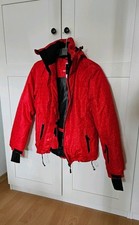 Skijacke Snowboardjacke Winterjacke Damen Gefüttert Kapuze Rot Gr. 38 NEU