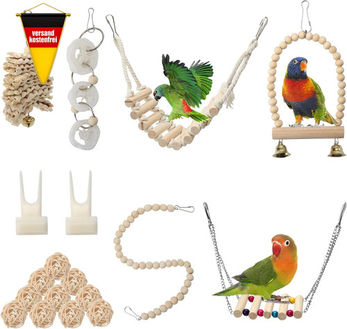 Vogelspielzeug set stück - set,