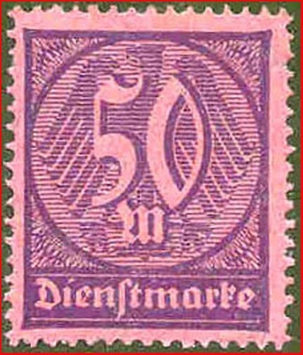 Dienstmarke nennwert - dienstmarke,