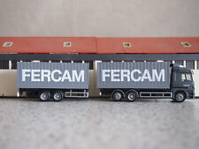 MB Actros MP 1 L 5-achs Wechselgliedertandemhängerzug + Wechselkoffer - "Fercam"