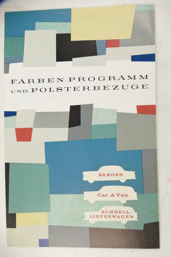 Opel rekord farben programm - opel,