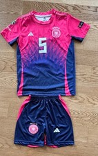 DFB Kinder Deutschland Auswärtstrikot mit Hosen Größe 128