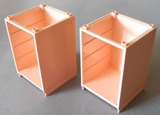 2x LEGO 6874 Scala Möbel Kommode Garderobe Helllachs (B-WARE)