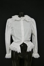 Gr.40 Trachtenbluse weiß