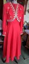 Maxikleid mit weste - maxikleid, dunkelpink