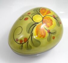 Schramberg Tessin Osterei Easter Ostern Deckeldose Bonbonniere handgemalt