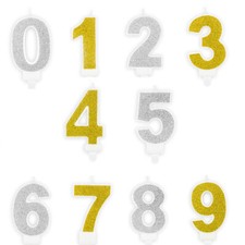 Geburtstagskerzen Zahlen Höhe 7 cm Farbauswahl Geburtstagskerze Kuchenkerzen