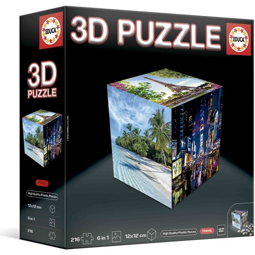 Educa puzzle kostka - educa, 3d