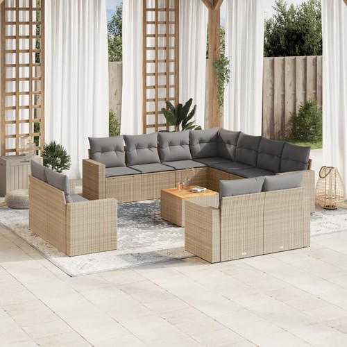 Tlg gartensofa set mit - 12-tlg., gartensofa-set