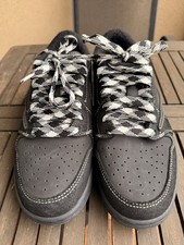 Air Jordan 1 Low Travis Scott Black Phantom , Gr. 44,5 &  Zubehör in OVP 