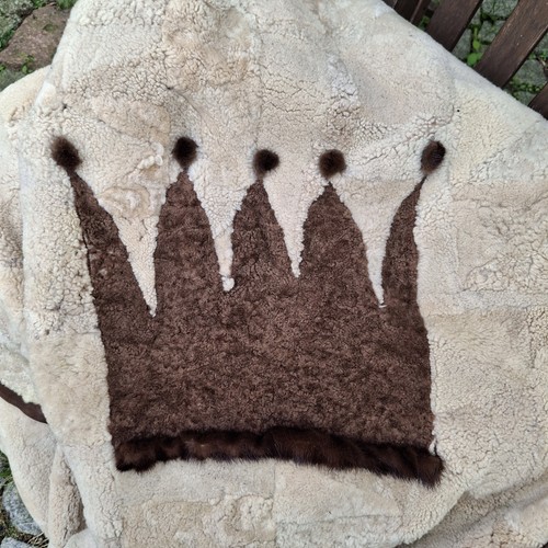 Lammfelldecke hell beige - ,