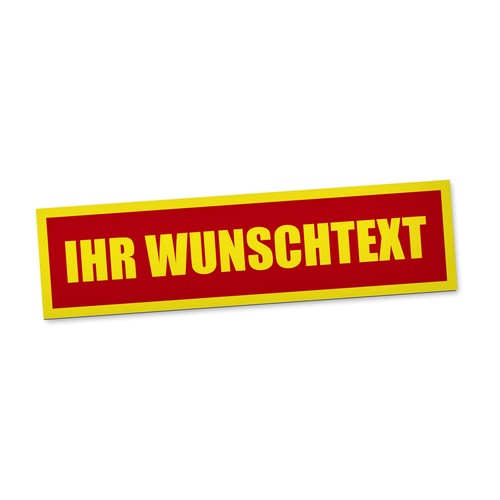 Wunschtext magnetschild auto - wunschtext,