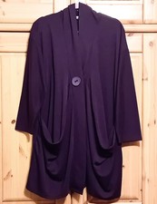 Shirtjacke "Ricarda M." Größe 36-42 bzw. S/M oversized Beuteltaschen
