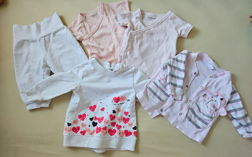 Baby mädchen set tlg 68 - baby, 5-tlg
