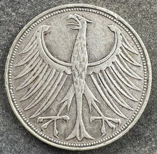 5 Mark 1951 D BRD Silberadler