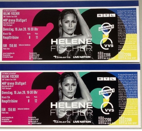 Konzertkarten helene fischer - konzertkarten,