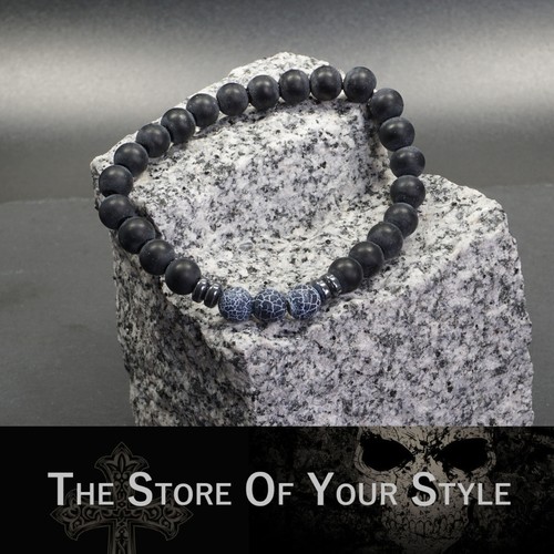 Perlenarmband achat verwittert - achat,