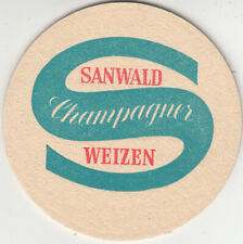 Bierdeckel*Stuttgarter Weissbierbrauerei, Sanwald*Stuttgart*Champagner-Weizen*