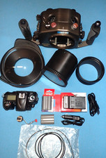 Digitale Spiegelreflex Nikon D90 mit UK Germany Gehäuse Zubehör, §V2