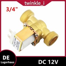 DC 12V Magnetventil Messing